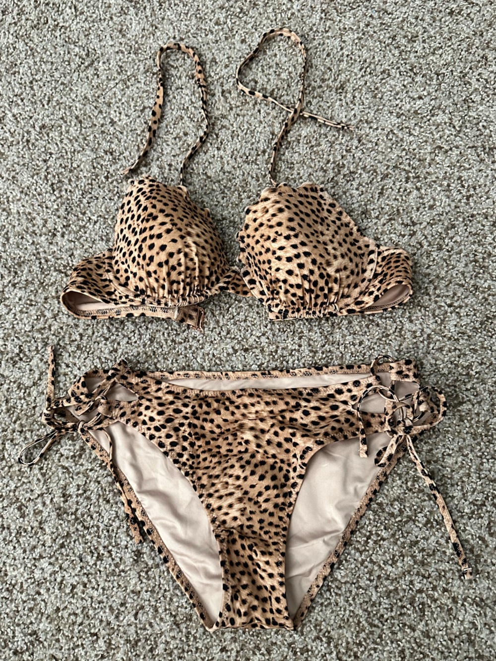 NWOT! Shade & Shore Leopard Print Bikini Set